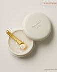 Bonjout Beauty's Le Balm Product with gold spatula and award-winner label