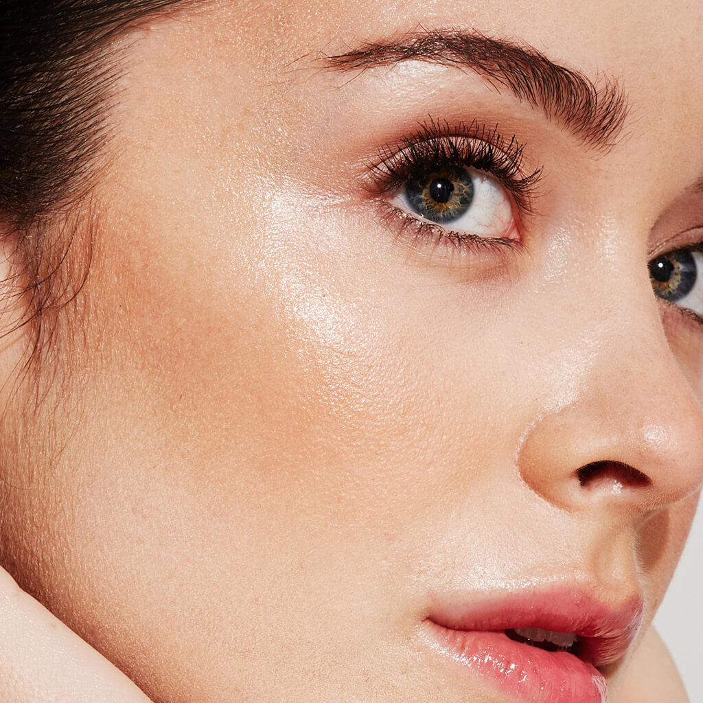 Woman with radiant skin