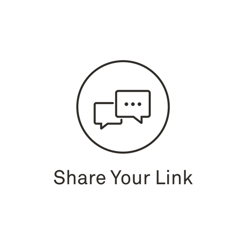 Chat icons with the text