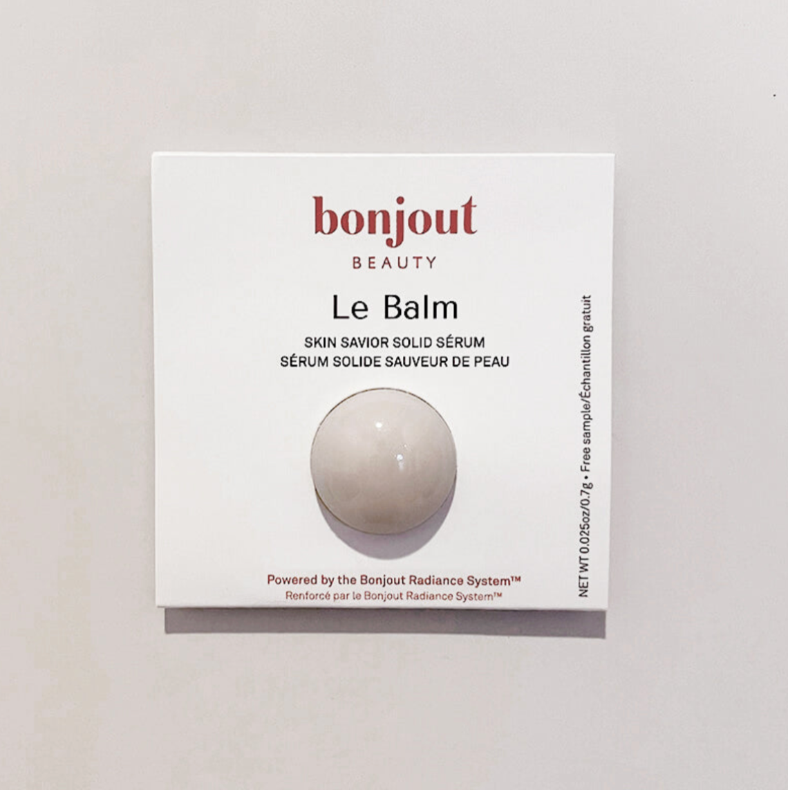 Bonjout Beauty Sample