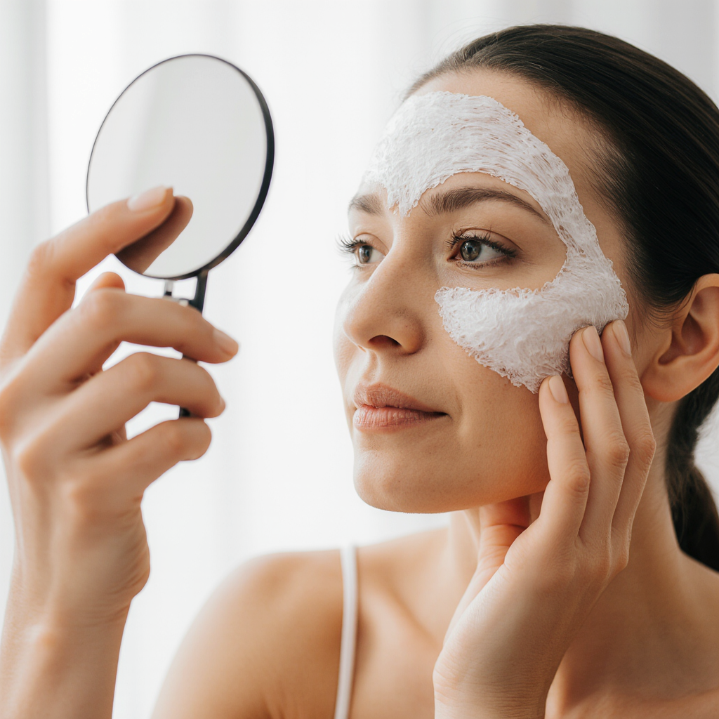 What are the first signs of skin aging at age 20?