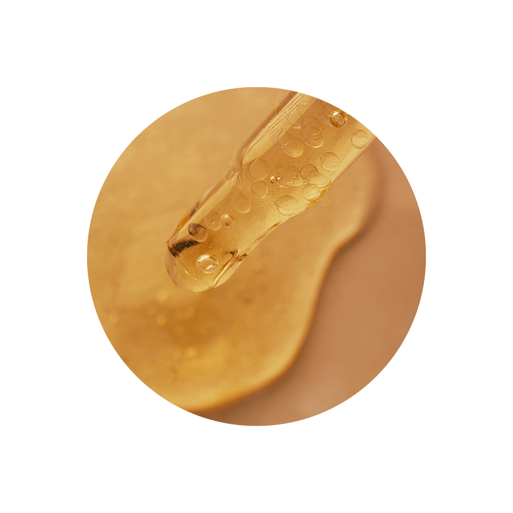 Dropper filled with potent skincare ingredients